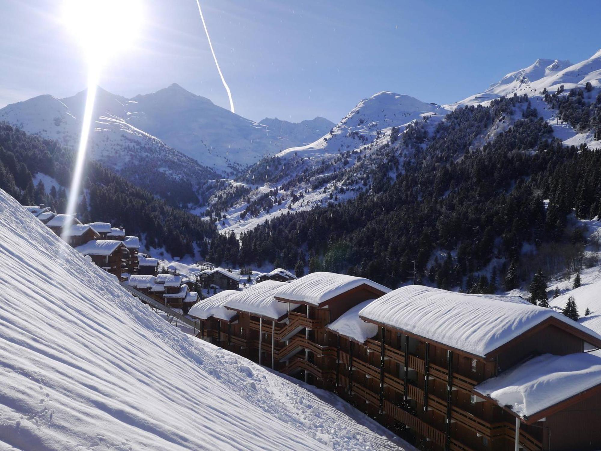 Charmant Appartement Avec Balcon, Wifi Et Ascenseur A Meribel - Fr-1-355-14 외부 사진