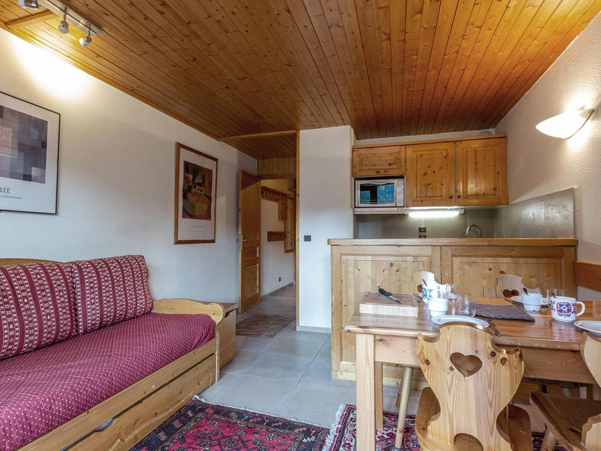 Charmant Appartement Avec Balcon, Wifi Et Ascenseur A Meribel - Fr-1-355-14 외부 사진